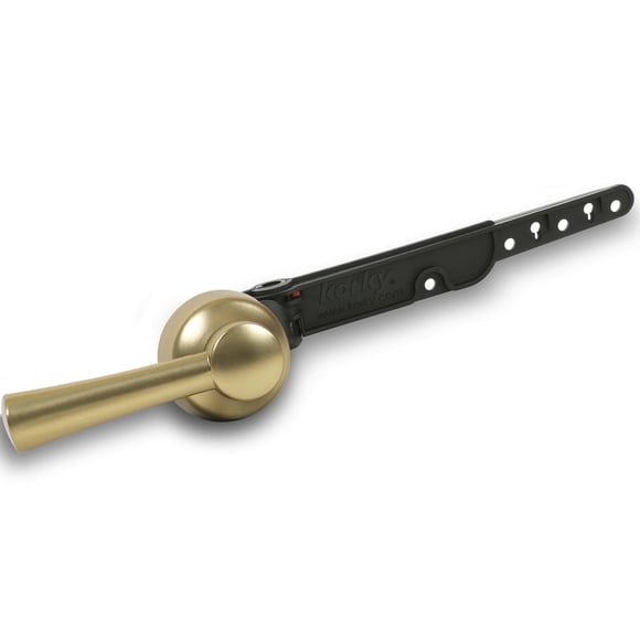 Korky 6094BP Palanca StrongARM para tanque de inodoro, acabado dorado cepillado