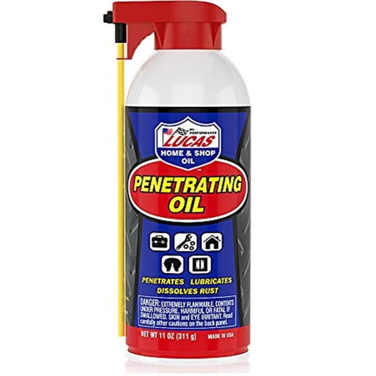 Aerosol De Aceite Penetrante Lucas Oil 325 Ml (11 Onzas Líquidas), Paquete De 12