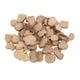 thumbnail image 2 of Rebanadas de Troncos de Madera Irregulares, Rodajas de Troncos de Madera Pequeñas Multiusos, Posavasos de Madera para Grabado en Madera, Decoración de 50 pcs, 2 of 5