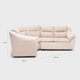 thumbnail image 2 of Juego De Linving Modular Florencia Tela Beige, 2 of 3