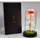 thumbnail image 2 of Rosa Eterna Roja Cupula Vidrio Lampara Led Base Madera, 2 of 7
