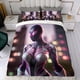 thumbnail image 4 of Gwen, la Mujer Araña Conjunto de sábanas temático, trío de piezas, cómodo y amigable con la piel, diseño único, regalo de decoración para el hogar para familiares, amigos y fans, 90 cm * 190 cm, 4 of 6