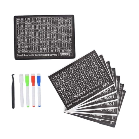 Magideal - Alcancía Con Mostrador De Madera, Alcancía Con Objetivo De Ahorro De Dólares, Decoración Del Hogar, Caja De Ahorro De Dinero, Caja De Ahorro Para Sala