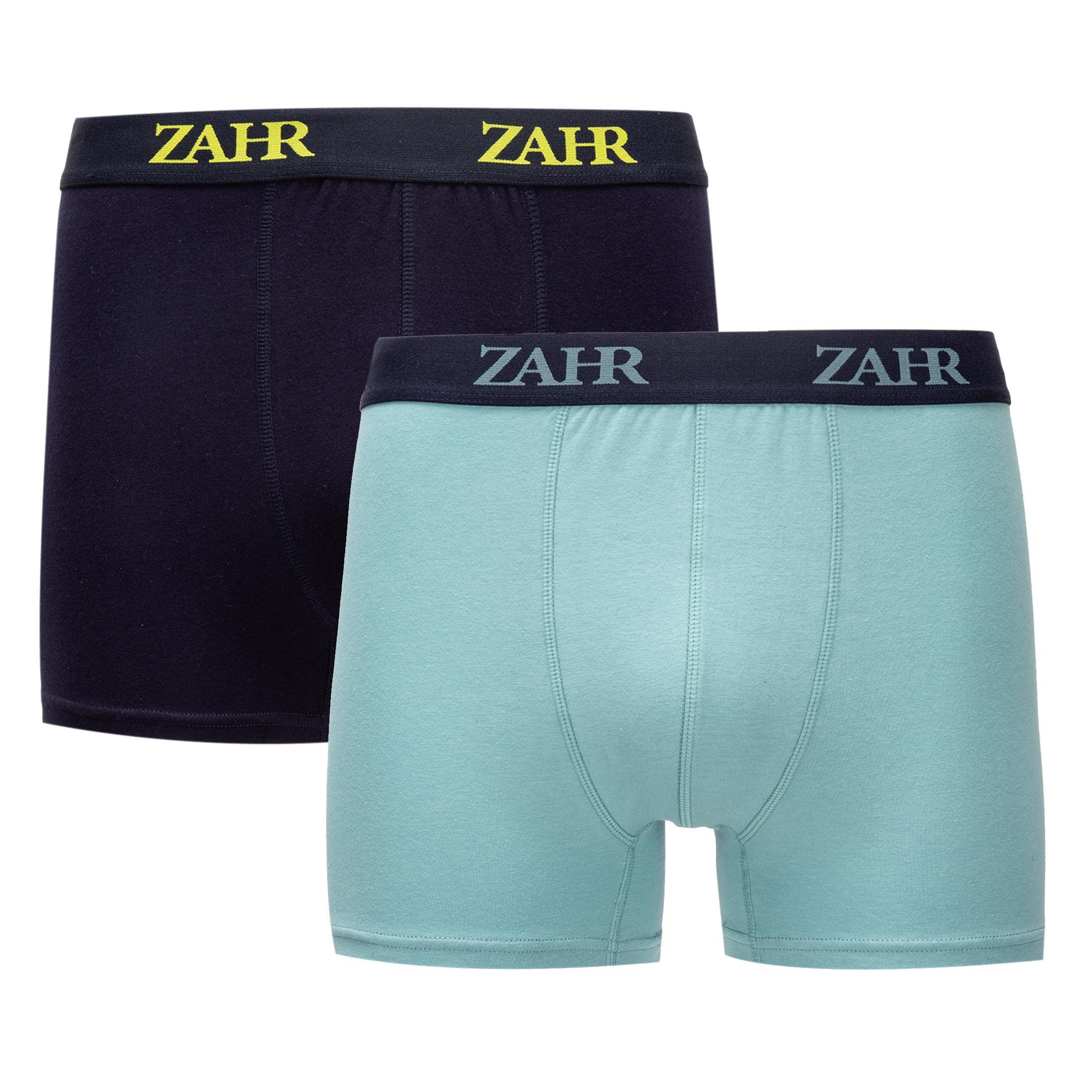 Zahr - Pack De 2 Boxers Azul Y Celeste