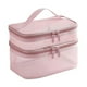 thumbnail image 4 of Bolsa De Cosméticos De Maquillaje Transparente Visible Para Artículos De Tocador Champú Joyería Rosa, 4 of 5