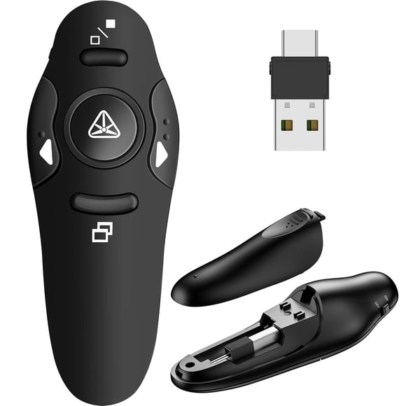 Control remoto para presentaciones DinoFire inalámbrico USB A y C