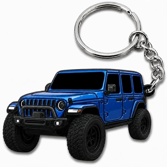 Llavero FOUR WHEEL BEAST Jeep Rubicon JL 2024 Azul