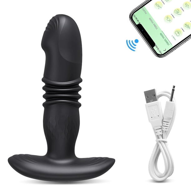 Thrusting Vibration Anal Plug Wireless Remote Control For Men Dildo Prostate Massager Butt Plug Sex Toys Goods For Adults 18