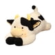thumbnail image 4 of Animal De Peluche De Vaca, Almohada De Juguete De Peluche De Vaca Encantadora Para Sofá, Sala De Estar, Dormitorio, Negro, 4 of 5