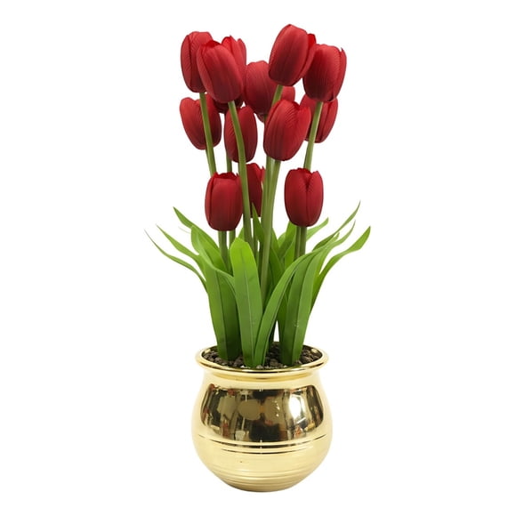 Planta Artificial Decorativa Tulipanes Adorno Hogar Jhn