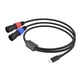 thumbnail image 3 of Tipo-C A 2 XLR Cable Divisor De Cable Y Altavoz De Auriculares De Cine En Casa 3M, 3 of 5