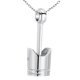 thumbnail image 1 of Collar De Urna De Cremación Recuerdo Exquisito Regalo De Duelo Para Cenizas De Perfume Plata, 1 of 5