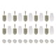thumbnail image 4 of Contenedor De Brillo De Labios De 10 Piezas Con Tapones De Inserción Para Muestras De Cosméticos De Bricolaje Verde, 4 of 4