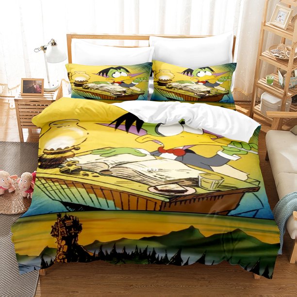 Popular with strange ing of ducks Bedding Set Single Double King Bed Set Children's Bedroom Duvet Set 3Bed Sheets