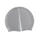 thumbnail image 2 of Gorro De Natación De Color Puro, Gorro De Natación De Silicona Para Deportes Acuáticos, Navegación, Pelo Largo, Gris, 2 of 5
