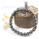 thumbnail image 3 of Pulsera hematita piedra natural semipreciosa protección, 3 of 3