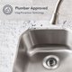 thumbnail image 5 of Colador de fregadero SinkShroom Kitchen, acero inoxidable sin obstrucciones, 5 of 9