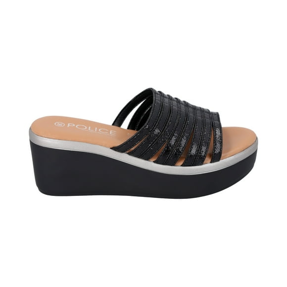 Sandalia Mujer Negro Lari 034 Police