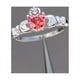 thumbnail image 3 of Elegant Heart-Shaped Zircon Eternity Wedding Ring - 18K Gold Plated Engagement Promise Ring for Women - Perfect for Brides and Bride-to-Be, 3 of 5