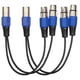 thumbnail image 2 of 2x Conector Macho XLR De 3 Pines A Doble 2 Hembra Jack Y Splitter Mic DJ Cable Adaptador, 2 of 5