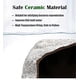 thumbnail image 3 of Escondite para acuario SpringSmart – Set de 2 piezas de decoración de cerámica, 3 of 7