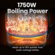 thumbnail image 3 of Hervidor eléctrico Chefman Lightning de alta potencia 1.8L 1750W, 3 of 8