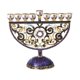 thumbnail image 4 of Menorah Pintado MENORAH CANTELABRUM RELIGIONES 9 RAMA DE REGALO DE FIESTA, 4 of 5
