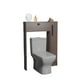 thumbnail image 1 of Mueble Organizador De Baño Wc 2 Puertas 9006S Café Smoke, 1 of 5