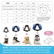 thumbnail image 5 of Orejeras para perro derYEP tamaño grande, color blanco, protección auditiva de 29 dB, 5 of 6