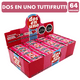 thumbnail image 1 of Chicle Dos En Uno Sabor Tutti Frutti (Caja Con 64 Unidades), 1 of 3