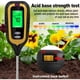 thumbnail image 5 of Medidor de pH y humedad del suelo, luminoso, 4 en 1, electrónico, para plantas de jardín, color amarillo, 5 of 5