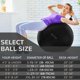 thumbnail image 2 of Pelota de ejercicio Fitvids unisex para adultos XXL 78-85 cm negra, 2 of 7
