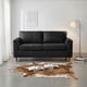 thumbnail image 1 of Sofa Milan 2C Con Resortes Pocket Cuero Kentucky Negro, 1 of 7