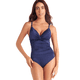 thumbnail image 1 of Traje De Baño Azul Control De Abdomen Drapeado Chamela XL, 1 of 1