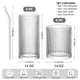 thumbnail image 2 of Set de cristalería INSETLAN Vintage 4 Highball 350 ml 4 Rocks 400 ml, 2 of 9