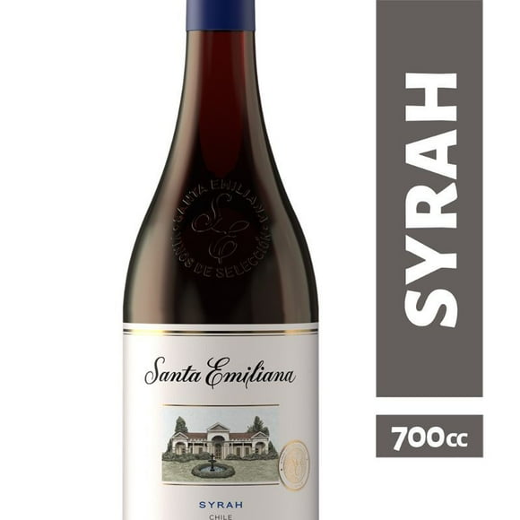Vino Tinto Santa Emiliana Syrah Botella, 700 cc