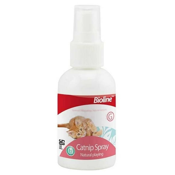 Spray Bioline de Extracto de Catnip Para Gato, 50ml.
