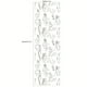 thumbnail image 3 of 1pc Room Decoration Female Body Line Art Mural Texture Wall Background Self Adhesive Waterproof Wallpaper 17.7in*78.7in, 3 of 4