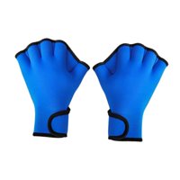 Ioensy - Guantes De Natación Palmeados Guantes Acuáticos Para Entrenamiento De Natación Aeróbica Acuática Buceo M Azul