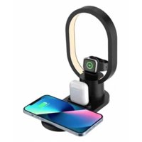 Tomasstore - Base De Carga Inalámbrica 4 En 1 Compatible Iphone Android