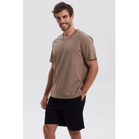 Fashionspark - Polera Hombre Básica Café