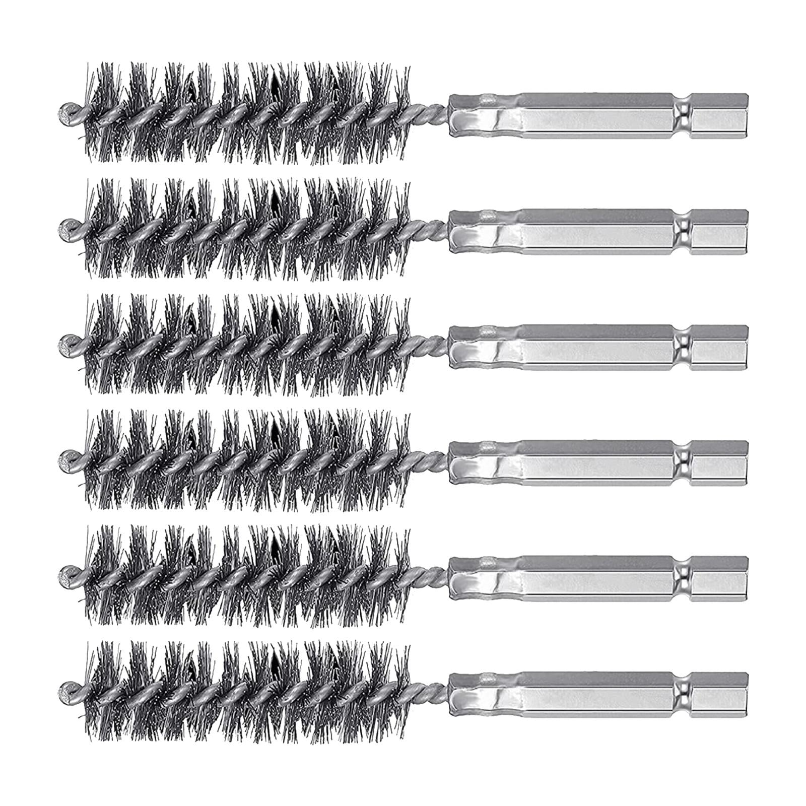 Ioensy - Cepillo De Alambre De Cepillo De Orificio De Acero Inoxidable Duradero Para Piezas De Limpieza De Taladro Eléctrico De Acero Inoxidable