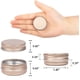 thumbnail image 2 of Tarro de aluminio Art Secret de 15 ml con tapa de rosca, 0.5 oz, paquete de 32, 2 of 8