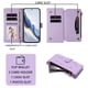 thumbnail image 5 of Funda Cartera Mariposa para [Google Pixel 9 5G] con Soporte y Cremallera Morado claro, 5 of 6