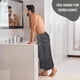 thumbnail image 5 of Set De 2 Toallas De Baño 140 X 70 Cm Algodón 500 Gr Grandes Gris, 5 of 10