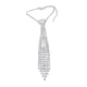 thumbnail image 5 of Collar con diamantes de imitación, corbata, cadena con purpurina, accesorio de vestuario premium para hombres y mujeres, collar decorativo brillante d, 5 of 5