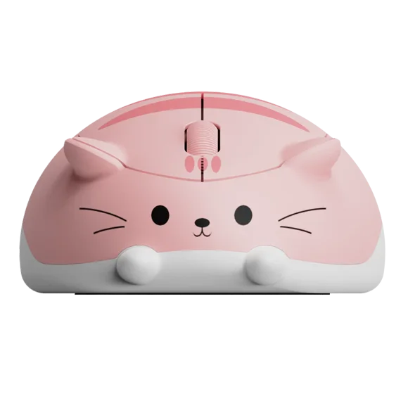 Akko Mouse multi-modo inalámbrico de gato color rosa BT3.0/BT5.0/2.4G