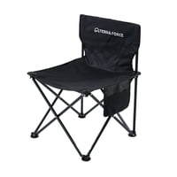Terra Force - Silla Plegable Camping Negro