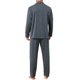 thumbnail image 3 of INSPIRE CHIC Conjunto de Pijamas para Hombre de 2 Piezas con Bolsillo y Botones de Manga Larga M Azul Oscuro, 3 of 5
