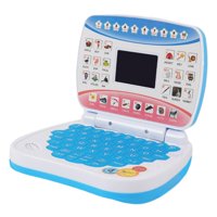 Magideal - Tableta De Aprendizaje Para Niños, Juguete Educativo Para Niños, Portátil, Juego De Estudio Portátil, Computadora Portátil, Educación Temprana Para Ni Azul